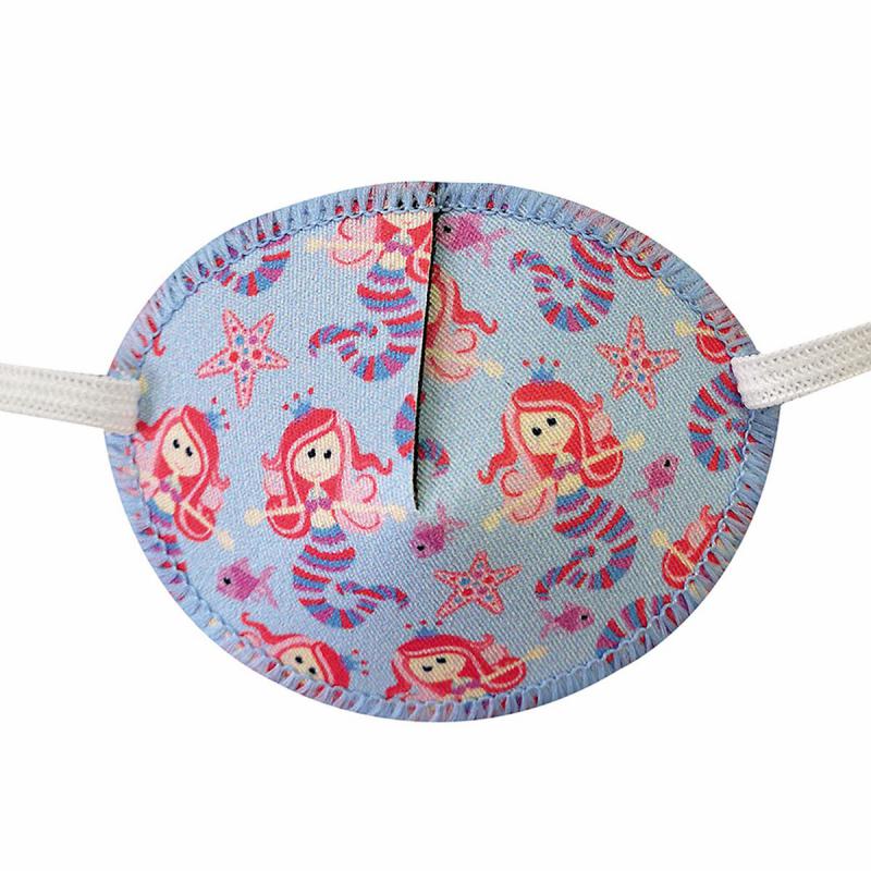 2 Pezzi di Bende per Occhi per Bambini Occlusore per Occhiali per Ragazza Benda per Occhio Pigro Riutilizzabile in Cotone con Unicorno Rosa 3D Regalo di Natale (Occhio Destro