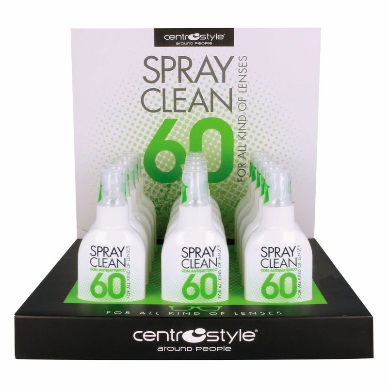 Spray Clean 60 igienizzante CON ANTIBATTERICO, Spray Clean
